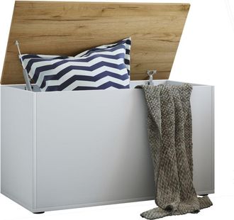 VCM Pecho De Madera Vcm Dimensiones Aprox. Al. 49 X An. 82 X T. 44 Cm Caja Para Uso Flexible En Todos Los Salones Caja De Almacenamiento Caja - Bendola (b