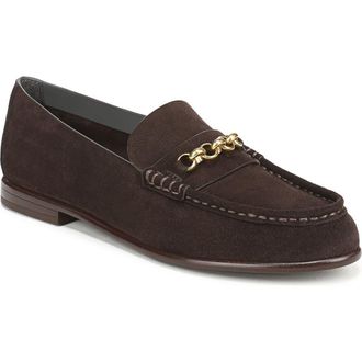 Franco Sarto Maris Bit Loafer in Dark Brown Leather at Nordstrom, Size 6.5
