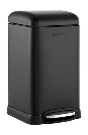 Happimess Betty Retro Mini 3.2-Gallon Step-Open Trash Can in Midnight Black at Nordstrom, Size Small