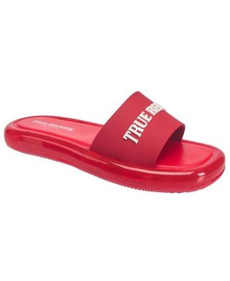True Religion Logo Strap Jelly Slide in Red at Nordstrom, Size 7