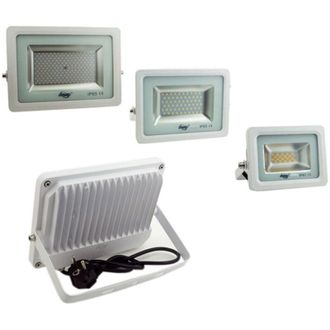 Trade Shop Trade Shop Traesio - Trade Shop - Faretto Led Smd 10w 20w 30w 100w Ultra Slim Desde External Bianco Colour - -10 Vatios