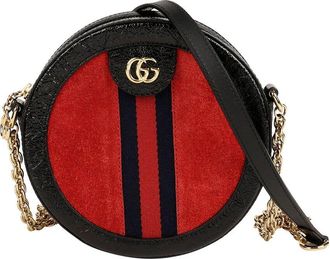 Gucci Ophidia Mini Gg Round Shoulder And Crossbody Bag (Authentic Pre-Loved)