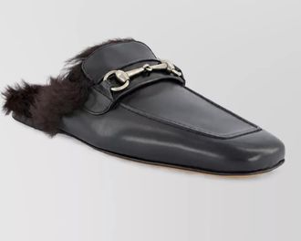 Gucci leather slippers