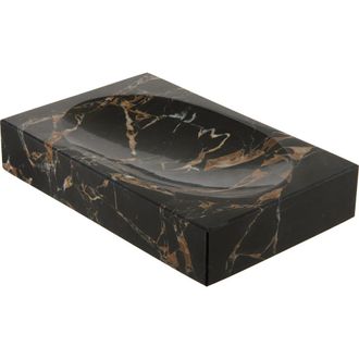 Kassatex Athenas Marble Soap Dish in Black/Gold at Nordstrom Rack
