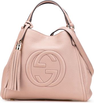 Gucci Pre-owned Womens Soho Hobo Bag Tassel Detail - Coral Leather - One Size