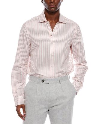 Isaia Silk-Blend Shirt