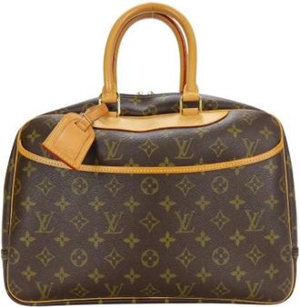 Louis Vuitton Pre-owned Handbags, female, Brown, Size: ONE SIZE Pre-owned Canvas Handbag