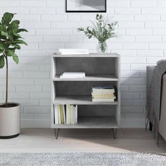 vidaXL Vidaxl - Aparador Madera De Ingenier&iacute;a Gris Hormig&oacute;n 57x35x70 Cm
