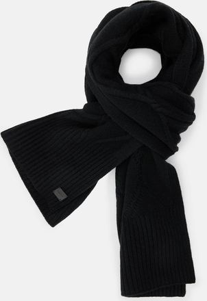 AllSaints Wool Laurie Cable Knit Brushed Scarf, Size: One Size