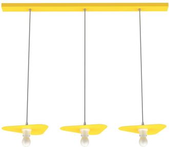 Lumicom Cloud lámpara de techo lineal 3 luces monocolor mate