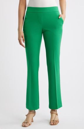 Anne Klein High Waist Pull-On Pants in Tropical Green at Nordstrom, Size X-Small P