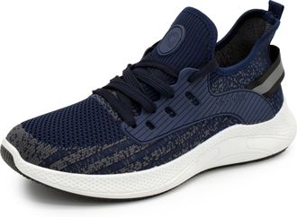 Akademiks Mens Flight Walking Sneakers, Comfortable Athletic Shoes for Daily Wear, Navy, 13