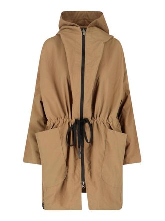 Kimo no-rain Brown No-Rain Water-Repellent Hooded Parka