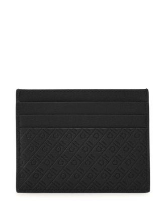 Ferragamo Logo-Embossed Leather Card Case - Black