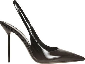 PARIS TEXAS Patent Leather Tapered-Toe Stiletto Slingback Pumps