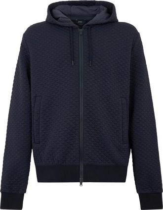 Herno Zip-through Hoodie - Heren - Vesten met rits - Blauw - L - Nylon - Hoodies & sweatvesten