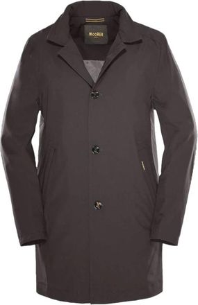 Moorer Hombre, Abrigos, Gris, Talla: 3XL