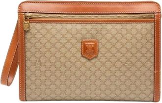 Celine Pre-owned Clutches, female, Beige, Size: ONE SIZE Pre-owned Fabric Clutch