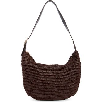 Urban Expression Straw Hobo Bag in Coffee at Nordstrom Rack