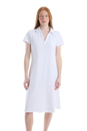 Wilt Polo Dress with Chest Pocket in White at Nordstrom, Size X-Small