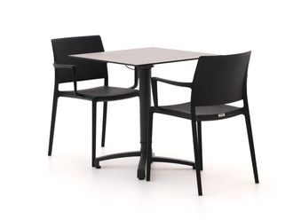 Forza Furniture Forza Sile/Canzo 70cm dining tuinset 3-delig verstelbaar