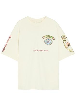 Amiri Vista Hj Skate Printed Cotton T-shirt - Ivory - XL