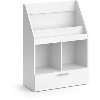 Vicco Estanter&iacute;a Infantil Luigi, Blanco, 72 X 96.2 Cm Con Caj&oacute;n Vicco