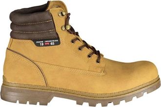 Carrera Gele veterschoenen met uniek design - Heren - Veterlaarzen - Geel - 40 EU - Polyester - Schoenen