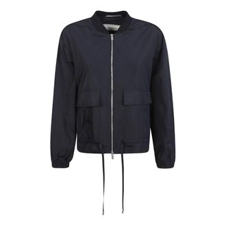 PESERICO Peserico, Bomber Jackets, female, Blue, Size: XS Peserico Coats Blue