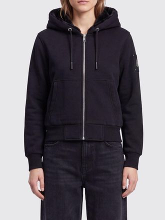 Moose Knuckles Zip-Up Cotton-Blend Hoodie with Applied Logo