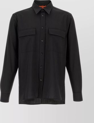 Barena chest pockets structured collar long sleeves shirt