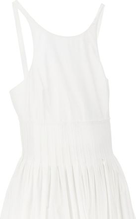 Emporio Armani Cotton Smocked Dress - White