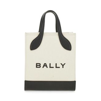 Bally Tote Bags, female, Beige, Size: ONE SIZE Bag With Logo
