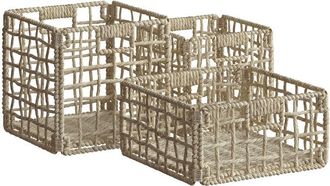 Rendez-Vous D&eacute;co Rendez-vous D&eacute;co - Lote De 3 Cestas De Fibra Natural - Janice