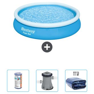 Bestway Piscina Bestway Fast Set Redonda - 366x76 Cm - 6-piezas S22265