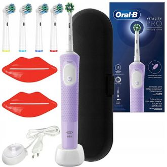 OEM Cepillo De Dientes El&eacute;ctrico Oral-b Vitality Pro D103 Lila + Accesorios