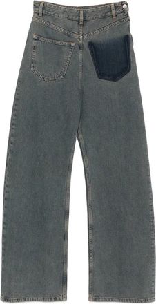 Maison Margiela Faded-effect Patch-detail Jeans