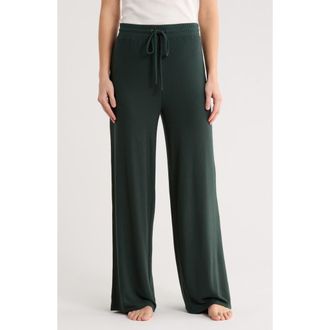 Abound Easy Cozy Wide Leg Pajama Pants in Green Gables at Nordstrom Rack, Size X-Small