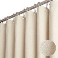 OEM Cortina De Ducha Impermeable Y Resistente Al Moho De 180 X 200 Cm, Cortina De Ba&ntilde;o, Cortina De Ducha Lavable, Cortina De Ducha De Lino Texturizado Con