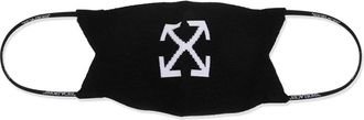 Off-white Accessories, unisex, Black, Size: L/XL Reversible Face Mask With Arrows