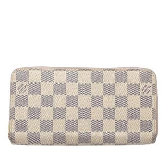 Louis Vuitton Pre-owned Wallets, female, White, Size: ONE SIZE Pre-owned Zippy Wallet