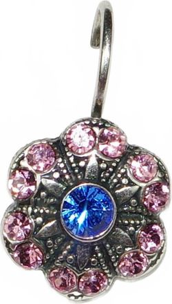 Mariana Womens Kiss From A Rose Earrings In Pink, Blue