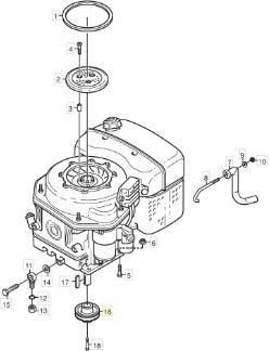 STIGA Sports Polea Diesel Original Stiga Pro - 1134-3664-02