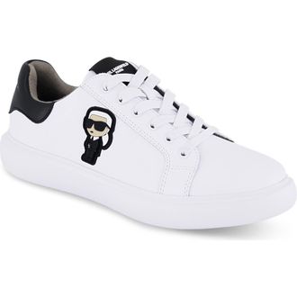 Karl Lagerfeld Karl Patch Sneaker in White at Nordstrom Rack, Size 11.5
