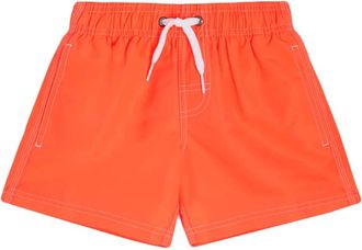 Sundek Badmode, Heren, Oranje, S, Nylon, Nylon Boxer Zwembroek met Trekkoord