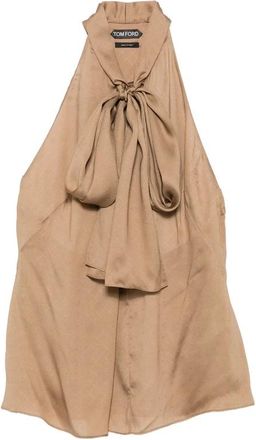 Tom Ford Tops, Dames, Bruin, XS, Top Tom Ford