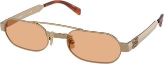 Miu Miu Sunglasses, female, Brown, Size: 52 MM MU B52S Sunglasses