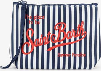 MC2 Saint Barth Pochette Aline in scuba con motivo a righe - MC2 SAINT BARTH - gender_Man