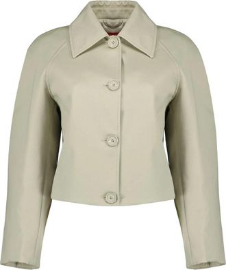 Diesel G-Rayan Jacket - Dames - Zomerjassen - Beige - XL - Leer - Jassen