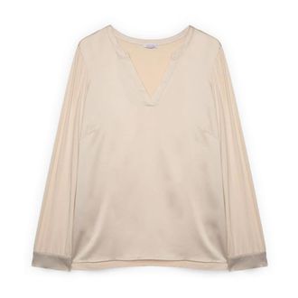 Fiorella Rubino Donna, Camicette, Beige, XS, new